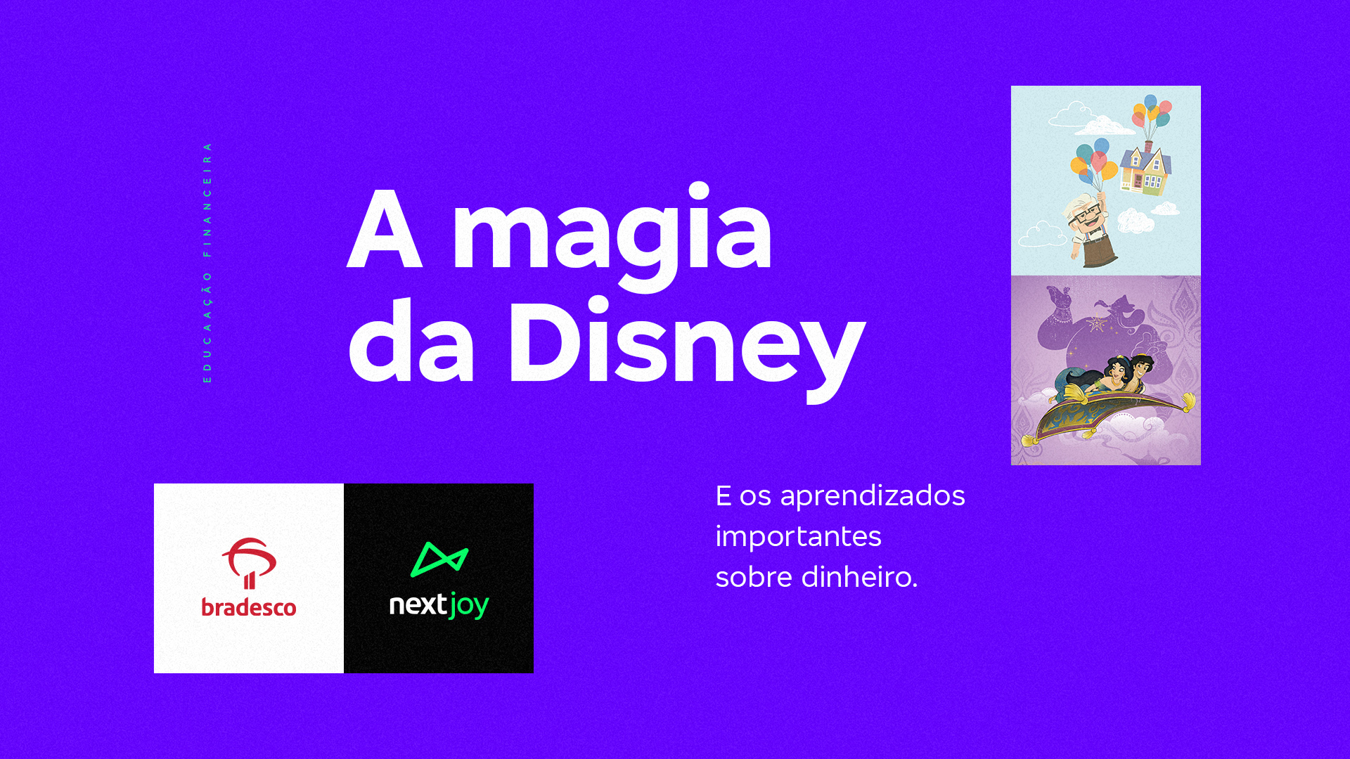 nextJoy apresenta filmes da Disney que falam sobre dinheiro