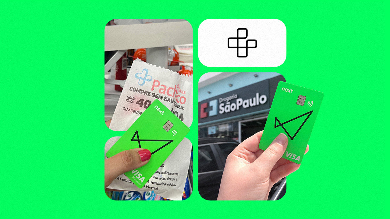 Até 70% de desconto na Drogaria São Paulo e Drogaria Pacheco com o cartão next.