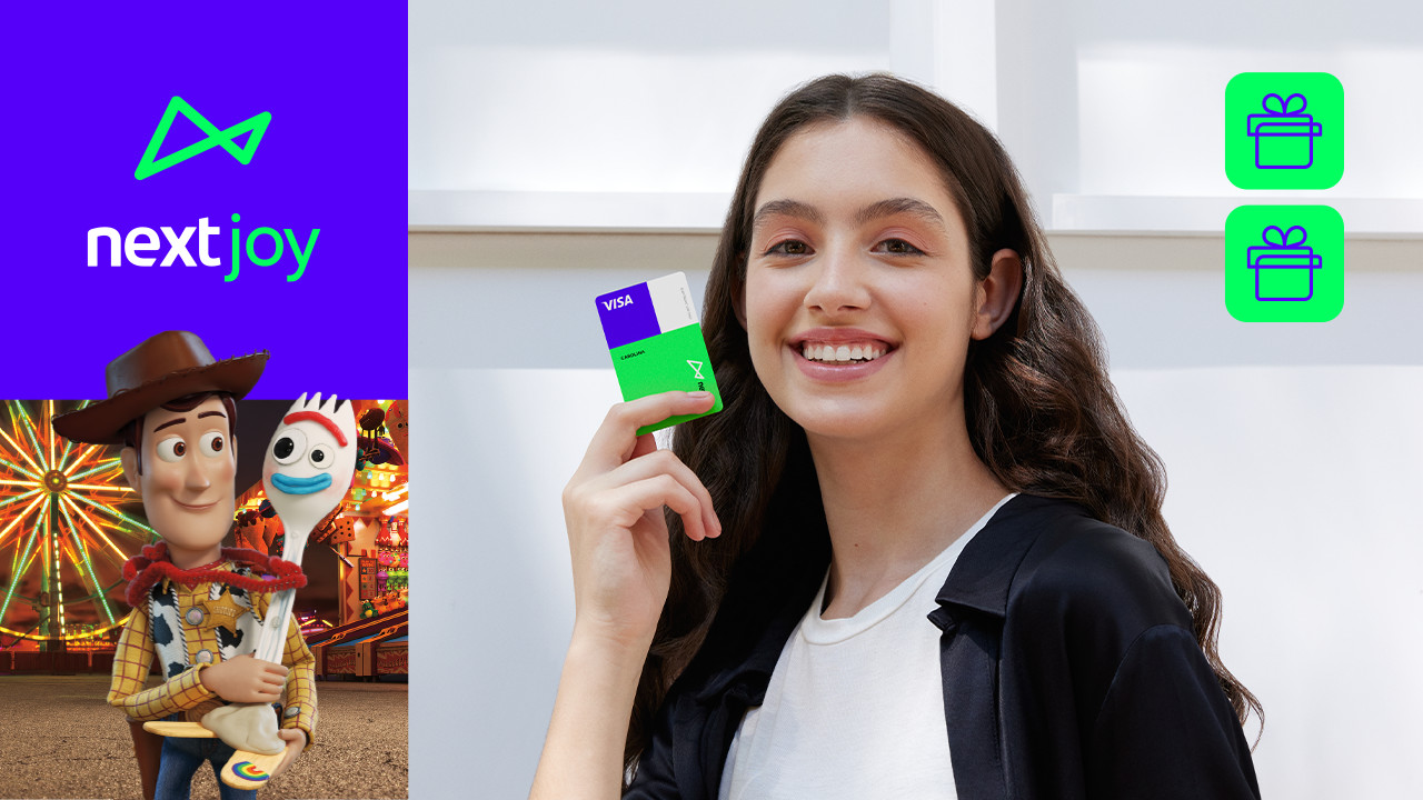 Novidade no nextJoy Gift Cards para crianças e adolescentes terem